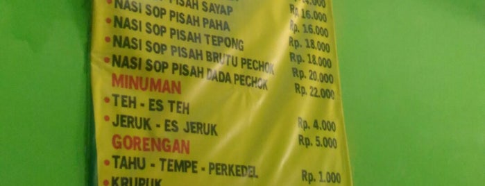 Sop Ayam Pak Min Klaten is one of Kuliner Jakarta.