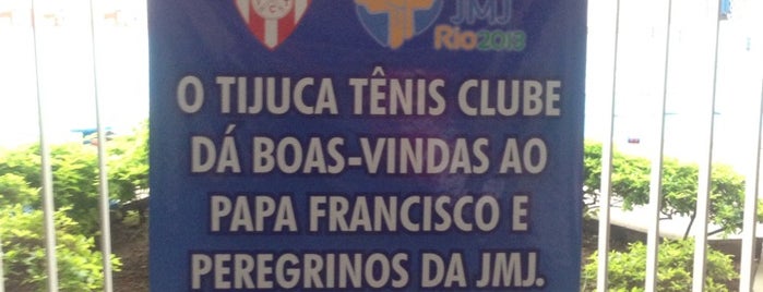 Tijuca Tênis Clube is one of #Rio2013 | Símbolos da JMJ no Rio de Janeiro.