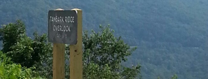 Tanbark Ridge Overlook is one of Along the Blue Ridge Parkway.