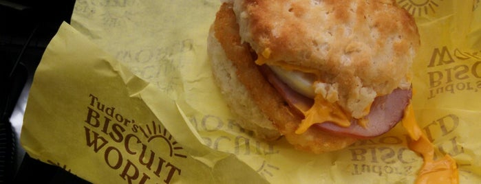 Tudor's Biscuit World is one of Priority date places.