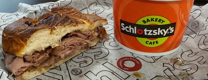 Schlotzsky's is one of George'nin Beğendiği Mekanlar.