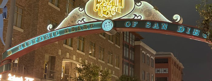 Gaslamp Quarter Trolley Station is one of San Diego visitors.