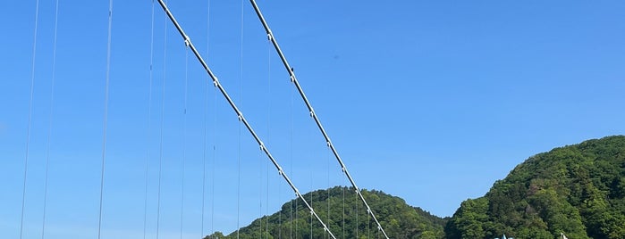 Ryujin ohtsuribashi Bridge is one of 茨城.