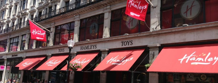 Hamleys is one of London, UK (shopping).