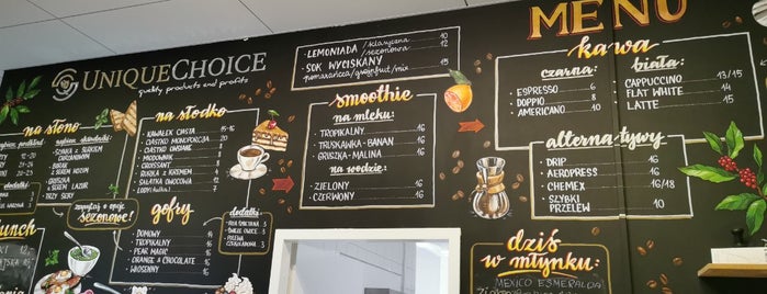 Unique Choice is one of Warsaw coffee & desserts.