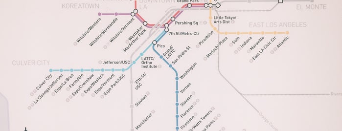 Metro Rail - Pershing Square Station (B/D) is one of Transit: LA Metro Rail 🚆.