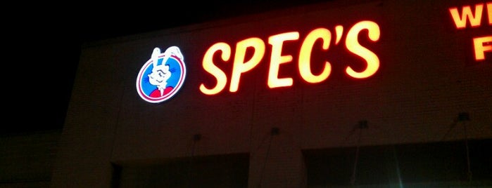 Spec's is one of สถานที่ที่ Kate ถูกใจ.
