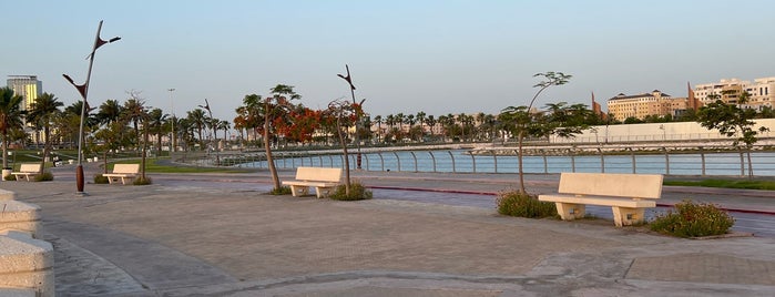 Khobar Corniche Walkway is one of parks, walks, and beaches.
