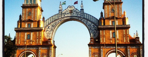 Portada de la Feria de Sevilla is one of Tempat yang Disukai Andries.