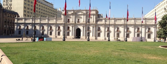 Palacio de La Moneda is one of Santiago.