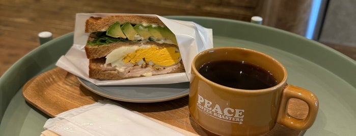 Peace Coffee Roasters is one of Juha's Tokyo Favorites.