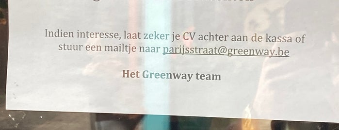Greenway is one of Belgium.