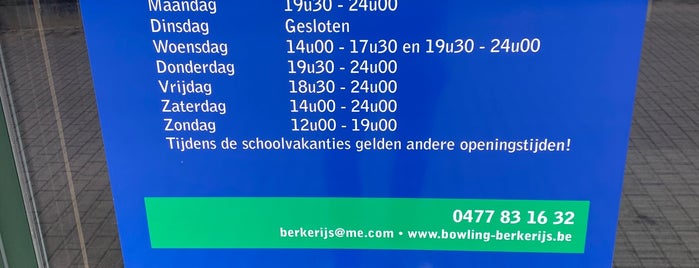 Bowling Berkerijs is one of Done.