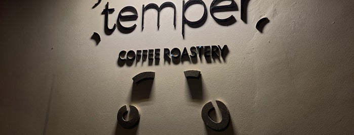 Temper Coffee Roastery is one of Riyadh cafes ☕️.