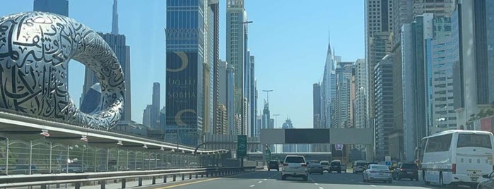 Burj Khalifa / Dubai Mall Metro Station is one of Dubai, United Arab Emirates.