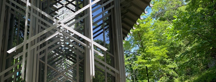 Thorncrown Chapel is one of North America.