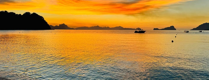 Marimegmeg Beach is one of Philippines:Palawan/Puerto/El Nido.