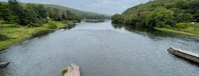 Roebling Bridge / Roebling's Delaware Aqueduct is one of Bethel Woods Performing Arts Center.