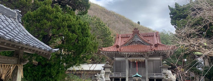 物忌奈命神社 is one of 伊豆諸島の神社.