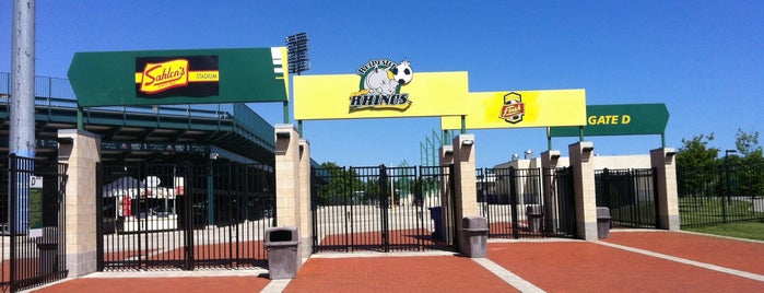 Rochester Rhinos Stadium is one of dos....