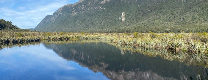 Mirror Lakes is one of New Zealand.