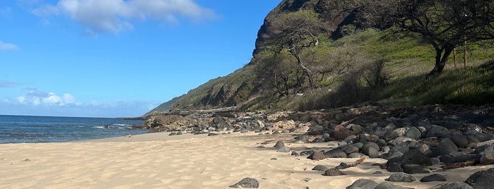 Makua Beach is one of Hawai'i.