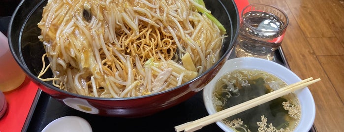 ラッキー食堂まとや 長野本店 is one of 信州のラーメン(Shinshu Ramen) 001.