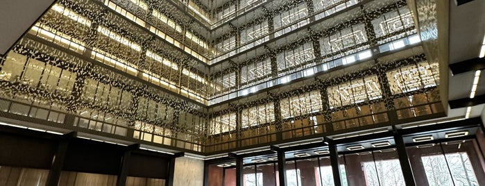 NYU Bobst Avery Fisher Center is one of Library.