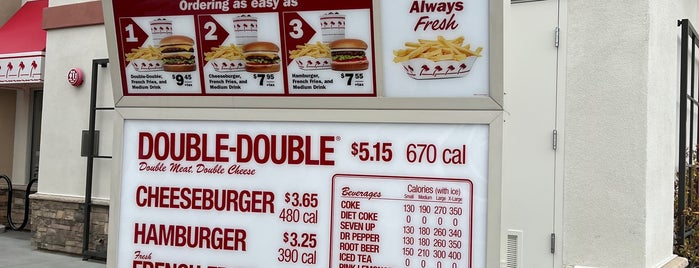 In-N-Out Burger is one of Lieux qui ont plu à Todd.