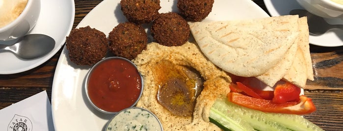 ZATAR falafel and hummus is one of Vilnius.
