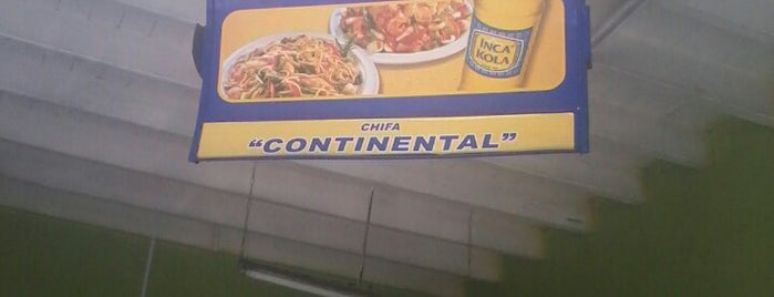 Chifa Continental is one of Chifas en Lima.