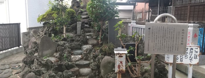 桑川の富士塚 is one of 足立区葛飾区江戸川区の行きたい神社.