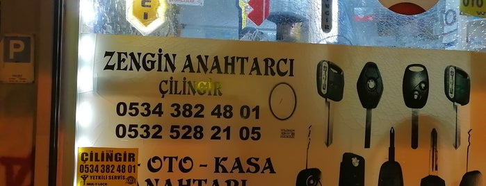 Zengin Anahtar Çilingir is one of Kale Kilit Çilingir Anahtarcı Ercan Usta.