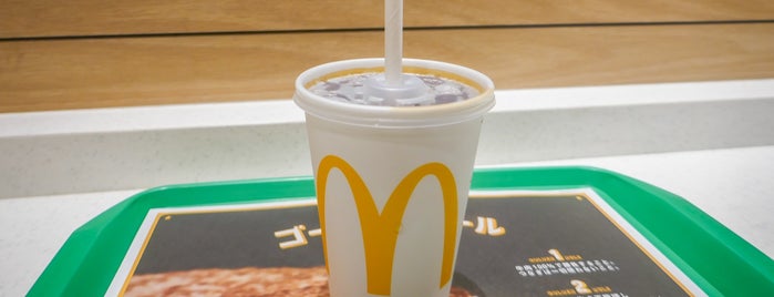 McDonald's is one of 行きつけの店.