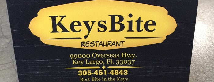 Keys Bite is one of Florida 🗝🔑🗝🔑.