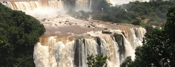 Iguazú Falls is one of Aline.
