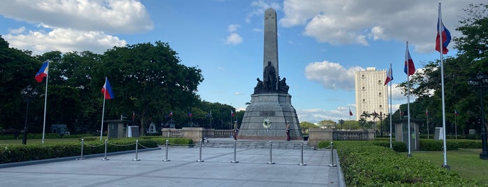 Rizal Monument is one of Places to go in Manila.