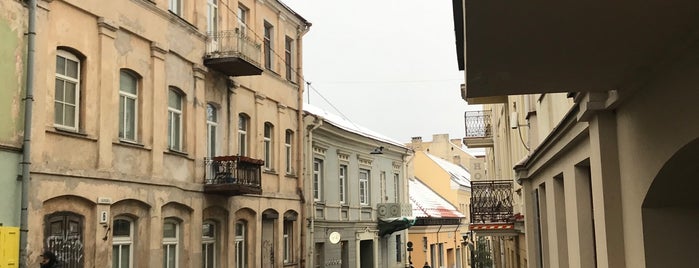 Totorių gatvė is one of Vilnus.