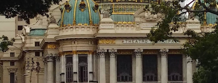 Rio de Janeiro Municipal Theatre is one of #StefanieCaio Favourites in Rio.