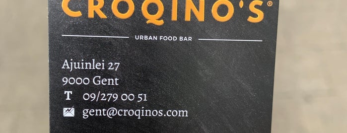 Croqino’s is one of Gent Food.