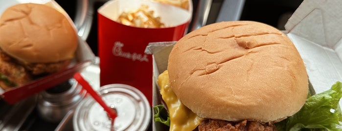 Chick-fil-A is one of places to visit.