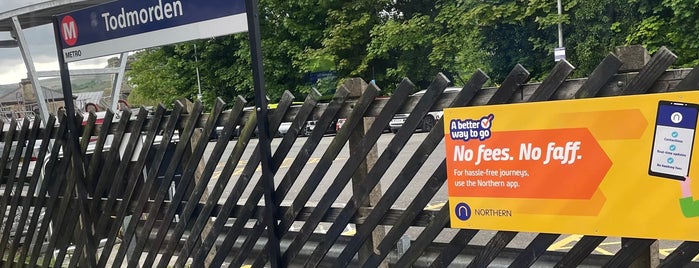 Todmorden Railway Station (TOD) is one of West Yorkshire MetroCard Challenge.