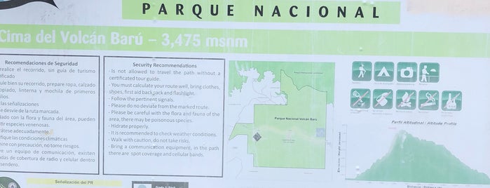 Parque Nacional Volcán Barú is one of Turismo Vacaciones.