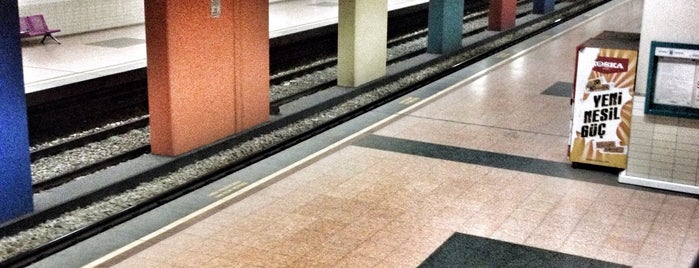 Merinos Metro İstasyonu is one of M2 Üniversite - Kestel Metro Hattı.