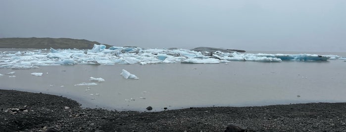 Fjallsárlón Glacier Lagoon is one of Reykjavik-Iceland.