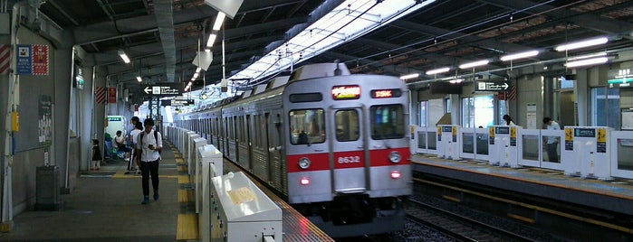 Miyamaedaira Station (DT13) is one of 田園都市線.