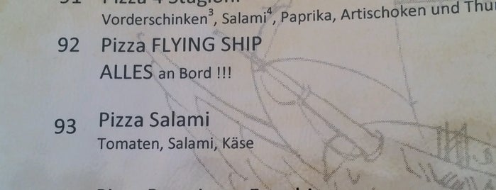 Flying ship is one of Restaurants - Food.