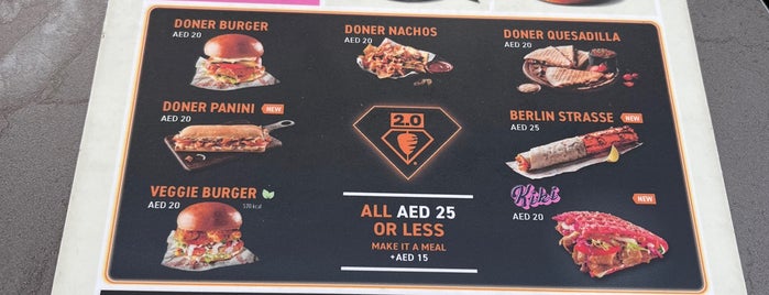 Doner Kebab is one of Dubai 18.