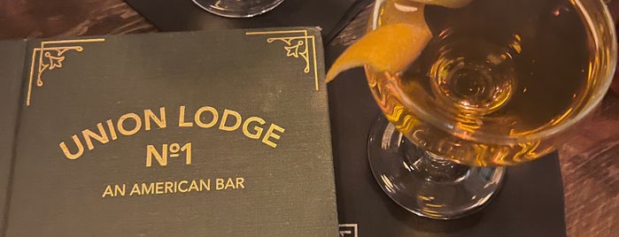 Union Lodge No. 1 is one of Drinks.