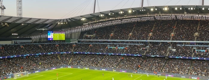 Etihad Stadium is one of Manchester.